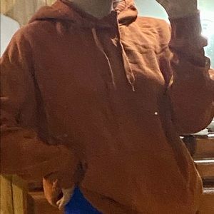 Brown Oversized Hoodie